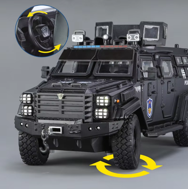 1:24 Diecast Police Tiger Armor Vehicle